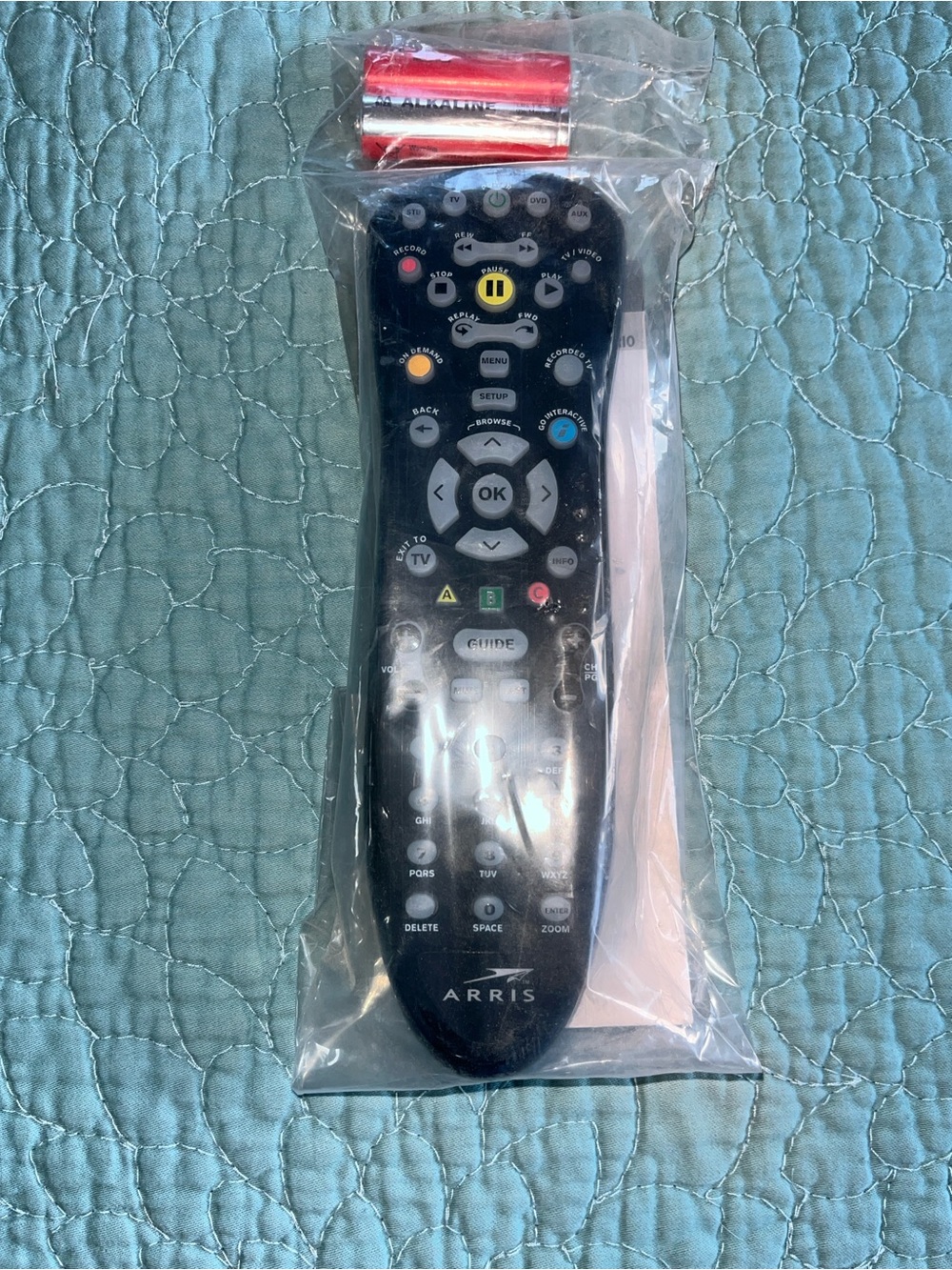 Arris Black Universal Remote Control for Cable Boxes